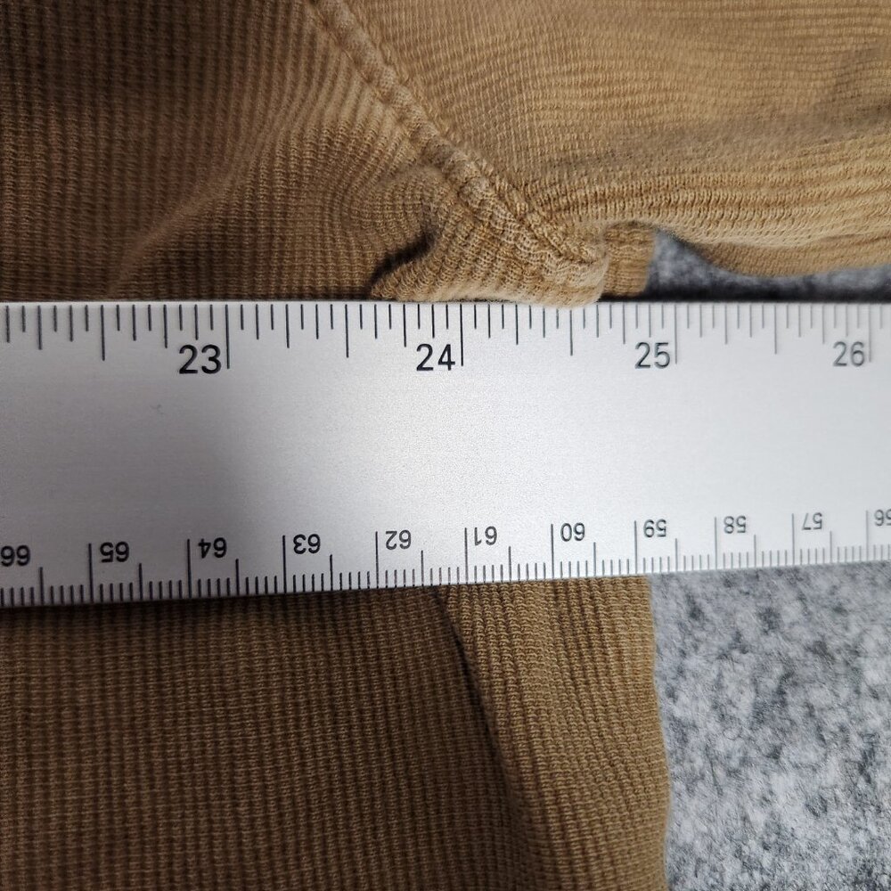 Woolrich Pullover Sweater 8090 Dark Brown Quarter Zip‎ Long Sleeve Mens Size XXL - Picture 5 of 7